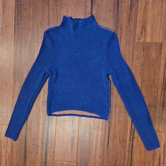 BDG Urban Outfitters Cherry Hug Mock Turtle Sweater Women's Medium - Picture 2 of 7